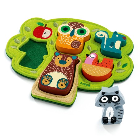 Puzzle Relief Oski - 5 pièces - Puzzle - Djeco