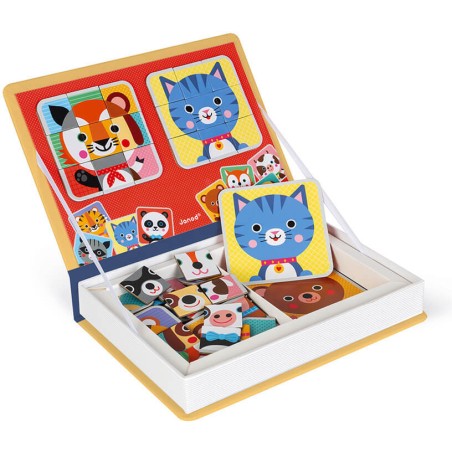 Magnetibook - Jeu magnétique animaux pour enfant dès 3 ans - Janod