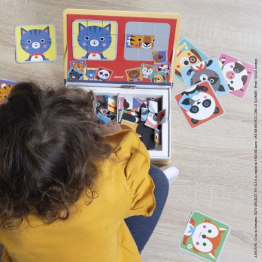 Magnetibook - Jeu magnétique animaux pour enfant dès 3 ans - Janod