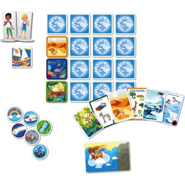 Jeu chasse au trésor - Jeu de société découverte du monde enfant - Janod