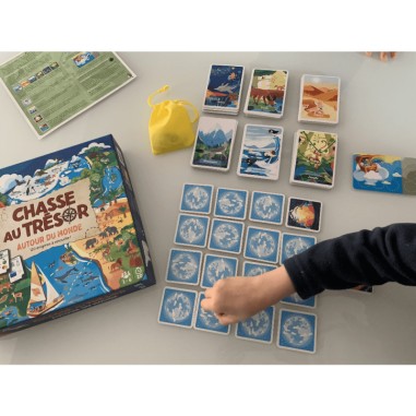 Jeu chasse au trésor - Jeu de société découverte du monde enfant - Janod