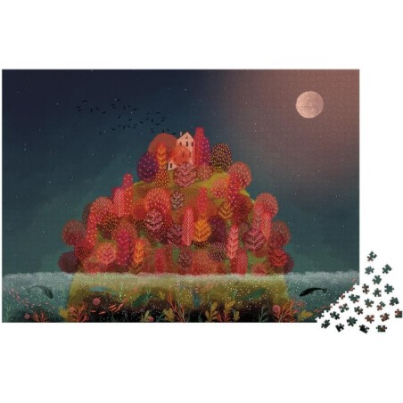 Puzzle adulte - Puzzle 2000 pièces adulte enfant 8 ans paysage - Janod