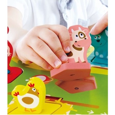 Puzzle Sonore Bruits de la Ferme en Bois par Hape - Hape Toys
