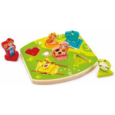 Puzzle Sonore Bruits de la Ferme en Bois par Hape - Hape Toys