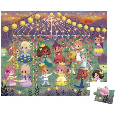 Puzzle Princesses - 36 pcs - Un jeu - Janod