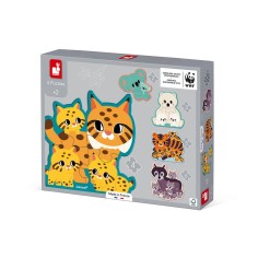 Puzzles évolutifs Animaux Wwf - Un jeu - Janod