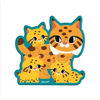 Puzzles évolutifs Animaux Wwf - Un jeu - Janod