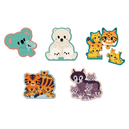 Puzzles évolutifs Animaux Wwf - Un jeu - Janod
