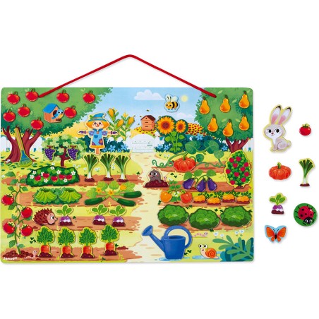 Jardin magnétique - bois - : Jeux éducatifs magnétiques - Janod