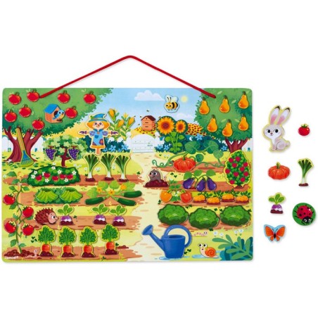 Jardin magnétique - bois - : Jeux éducatifs magnétiques - Janod