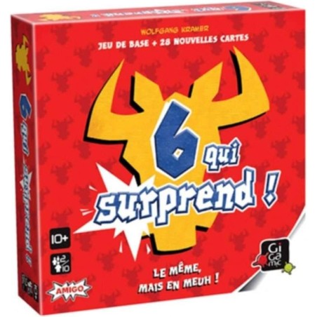 6 qui surprend - jeu de cartes - Gigamic