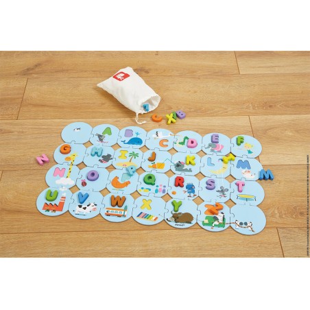 Puzzle 28 pièces : j'apprends l'alphabet - Janod