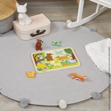 Chunky Puzzle Forêt 7 pièces : Puzzles en bois premier âge - Janod