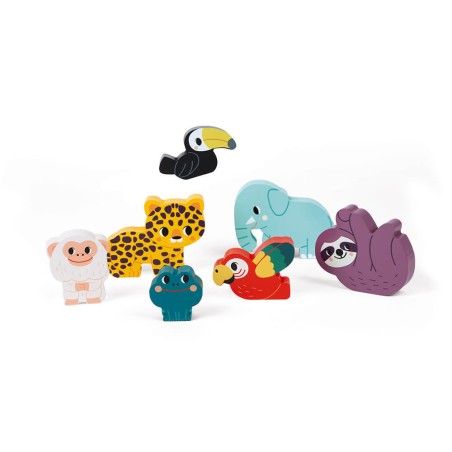 Chunky puzzle Jungle - Puzzle à encastrer en bois - Janod