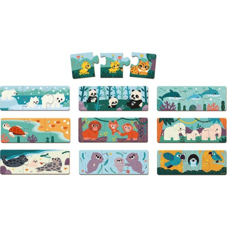 Puzzle Animaux 30 pièces Wwf - Un jeu - Janod