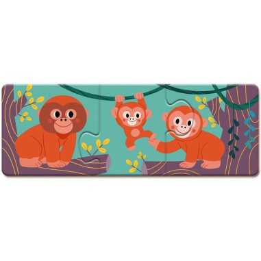 Puzzle Animaux 30 pièces Wwf - Un jeu - Janod