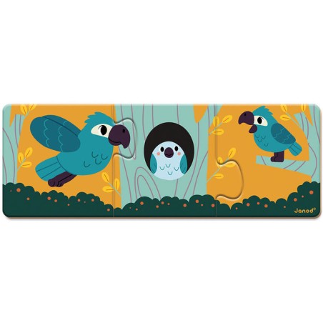 Puzzle Animaux 30 pièces Wwf - Un jeu - Janod