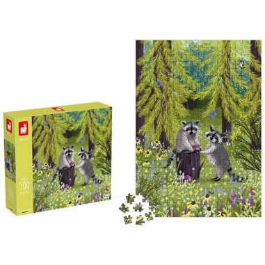 Puzzle adulte - Puzzle 500 pièces adulte enfant animaux - Janod