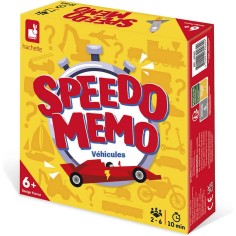 Jeu de mémoire : Speedo Memo Véhicules - Janod