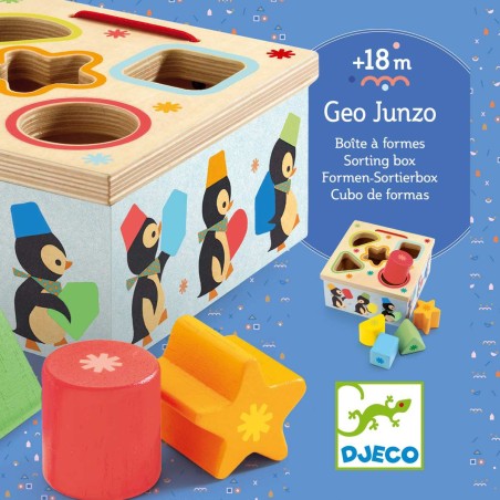 Boite à Formes - Géo Junzo - Jeu de société - Djeco