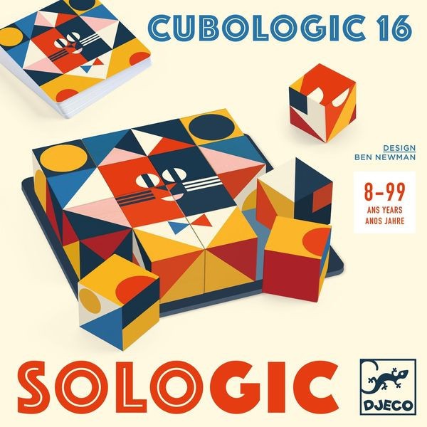 Cubologic 16 Sologic Cassetête en bois Djeco
