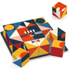 Cubologic 16 Sologic - Casse-tête en bois - Djeco 2