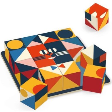 Cubologic 16 Sologic - Casse-tête en bois - Djeco