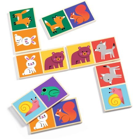 Domino Wood - : jouets, déco, puériculture - Djeco