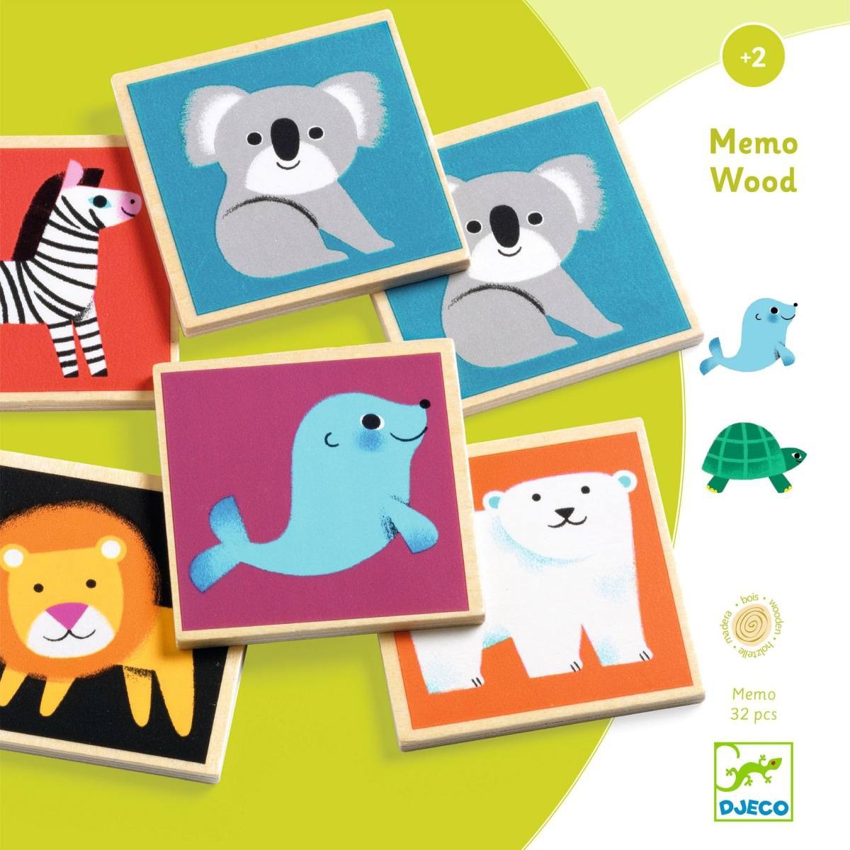 Mémo Wood Jeu éducatif enfant Djeco