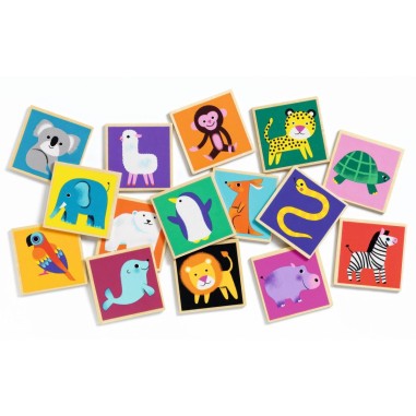 Mémo Wood - Jeu éducatif enfant - Djeco