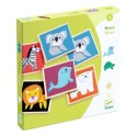 Jeu educatif en bois Memo wood - Djeco