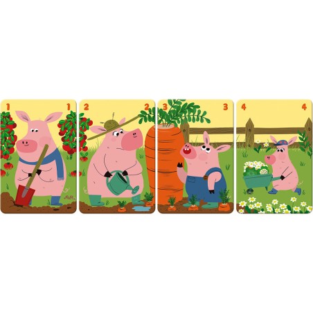 Jeu de 7 Familles Family Farm : Jeux de cartes - Janod