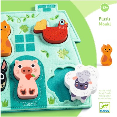 Puzzles relief - Mouki - Djeco