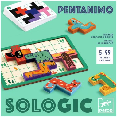 Pentanimo Sologic - Casse-tête en bois - Djeco