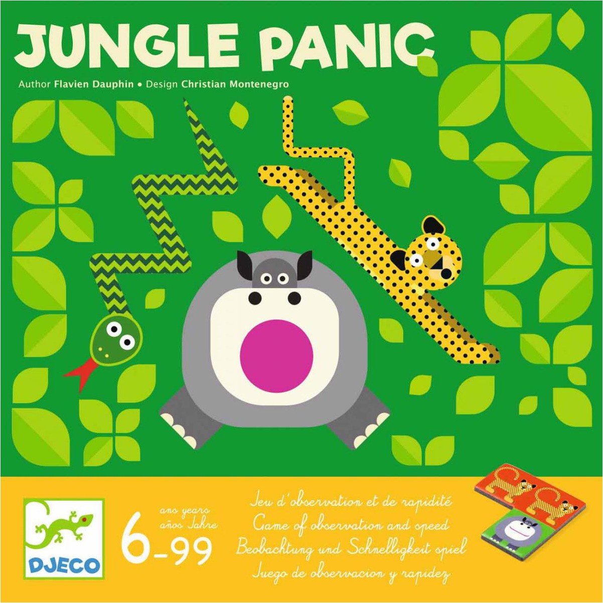 Jungle Panic jeu d'observation et de rapidité Djeco