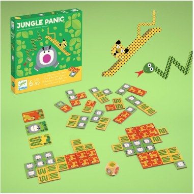 Jungle Panic - jeu d'observation et de rapidité - Djeco