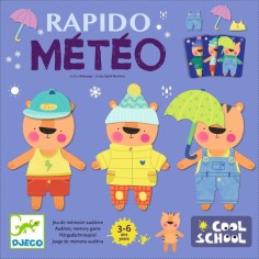 Jeu de mémoire auditive Rapido Météo - Djeco