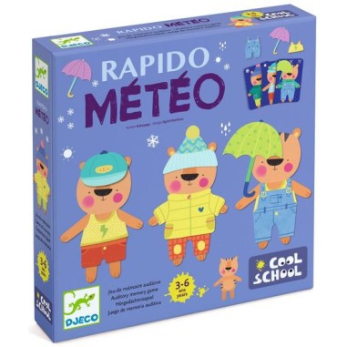 Jeu Rapido météo - Jeu de société enfant - Djeco