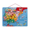 Puzzle Carte d'Espagne Magnétique 60 pièces - Janod