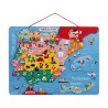 Puzzle Carte d'Espagne Magnétique 60 pièces - Janod