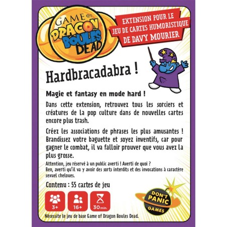 Game of Dragon Boules Dead: Grosse Baguette - Jeux de société - Don't Panic Games - Don t Panic Games