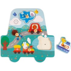 Puzzle musical : les petits bolides - Janod