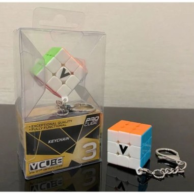 Porte-clé 3x3 plat - V-cube Porte-clé 3x3 plat - V-cube