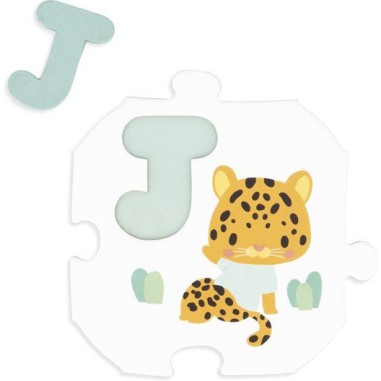 Puzzle Alphabet bébé - Motricité, lettres, enfant 2 ans - Janod