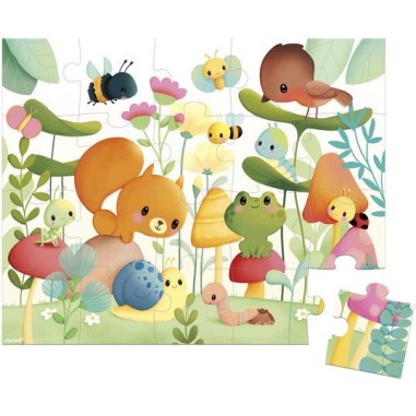 Puzzle bébé, puzzle animaux, puzzle 20 pièces - Janod