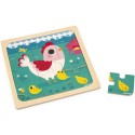 Puzzle en bois Poulette Henriette 9 pcs - Janod