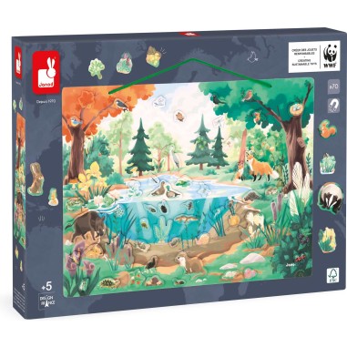 Tableau magnétique Wwf La mare - Janod