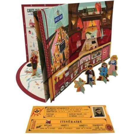 Calendrier de l'Avent'Ure - A Bord du Train - Éditions En Cavale - Jeux de société - Editions En Cavale