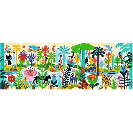 Puzzle Gallery Jungle 100 pcs - Djeco