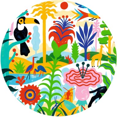 Puzzle Gallery Jungle 100 pcs - Djeco